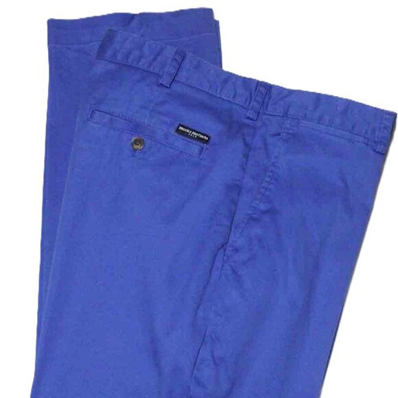 Brooks Brothers CLARK Chinos Pants Blue Men's Size 38 X 32 - Picture 1 of 2